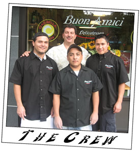 workers at Buon Amici Deli